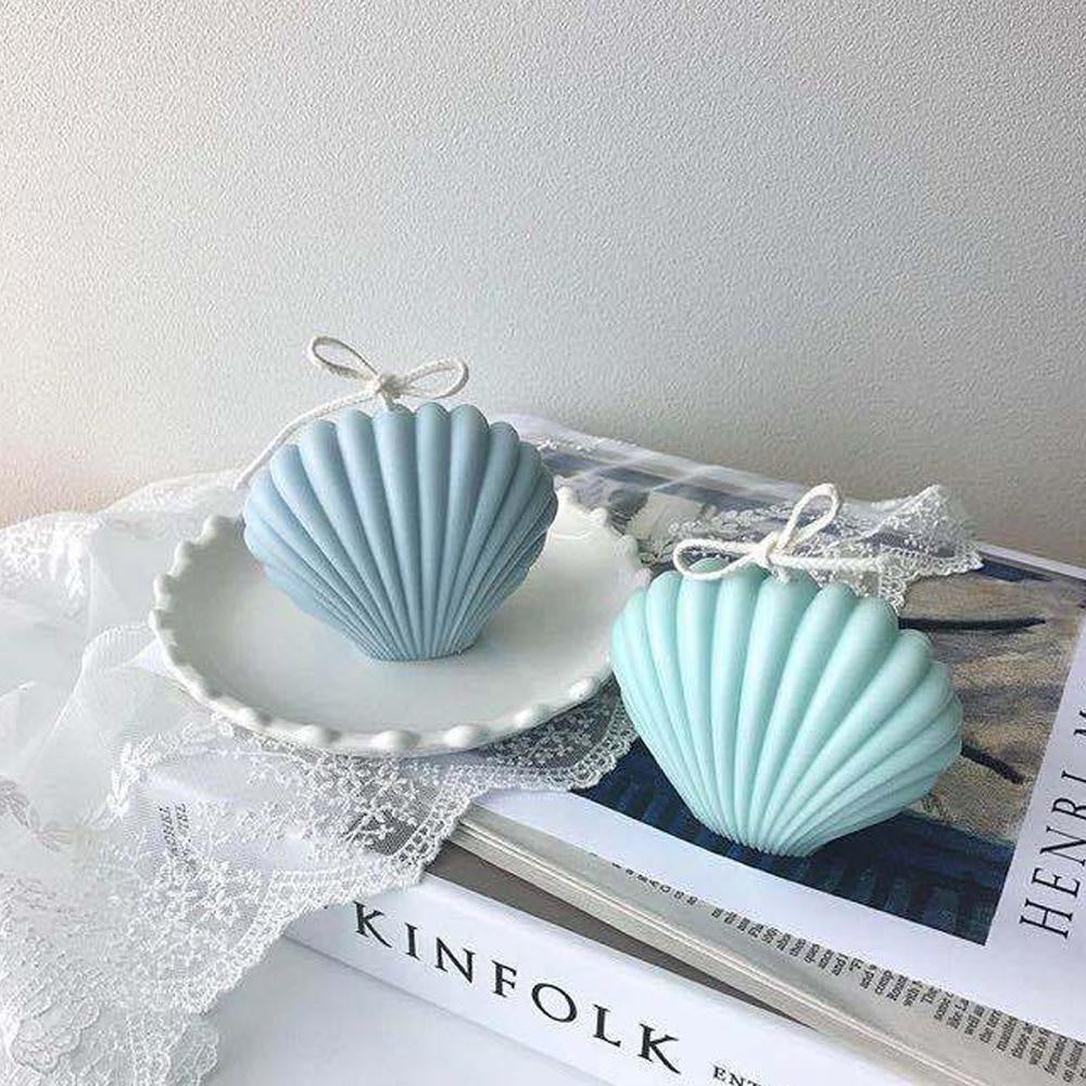 Shell Shaped Candle - Turquoise FB-035-T