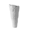 White Textured Vase مزهرية