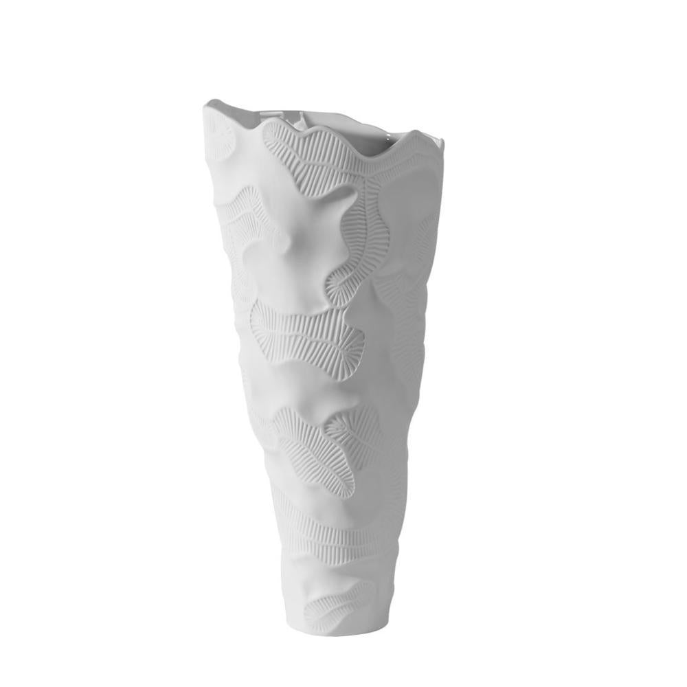 White Textured Vase CY3824W