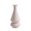 Blush Ceramic Geometric Vase مزهرية