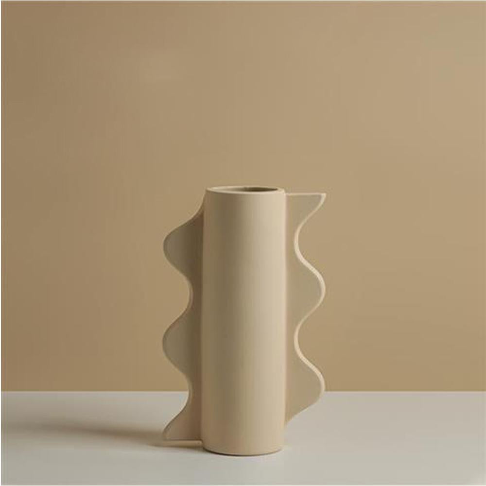 Beige Ceramic Vase LT625-BG