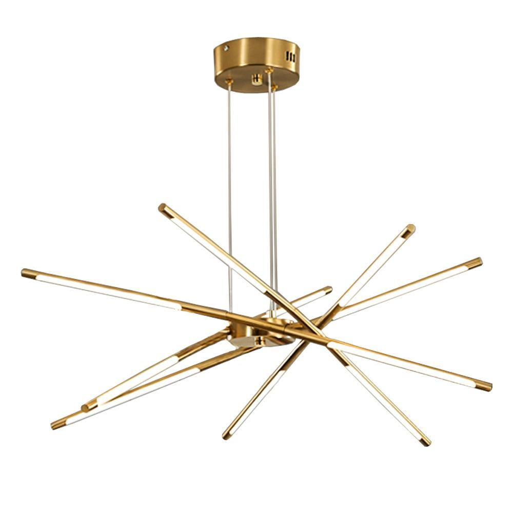 Criss-Cross Chandelier - Gold HX-D8160-G