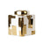 White & Gold Ceramic Jar - B FA-D2024B