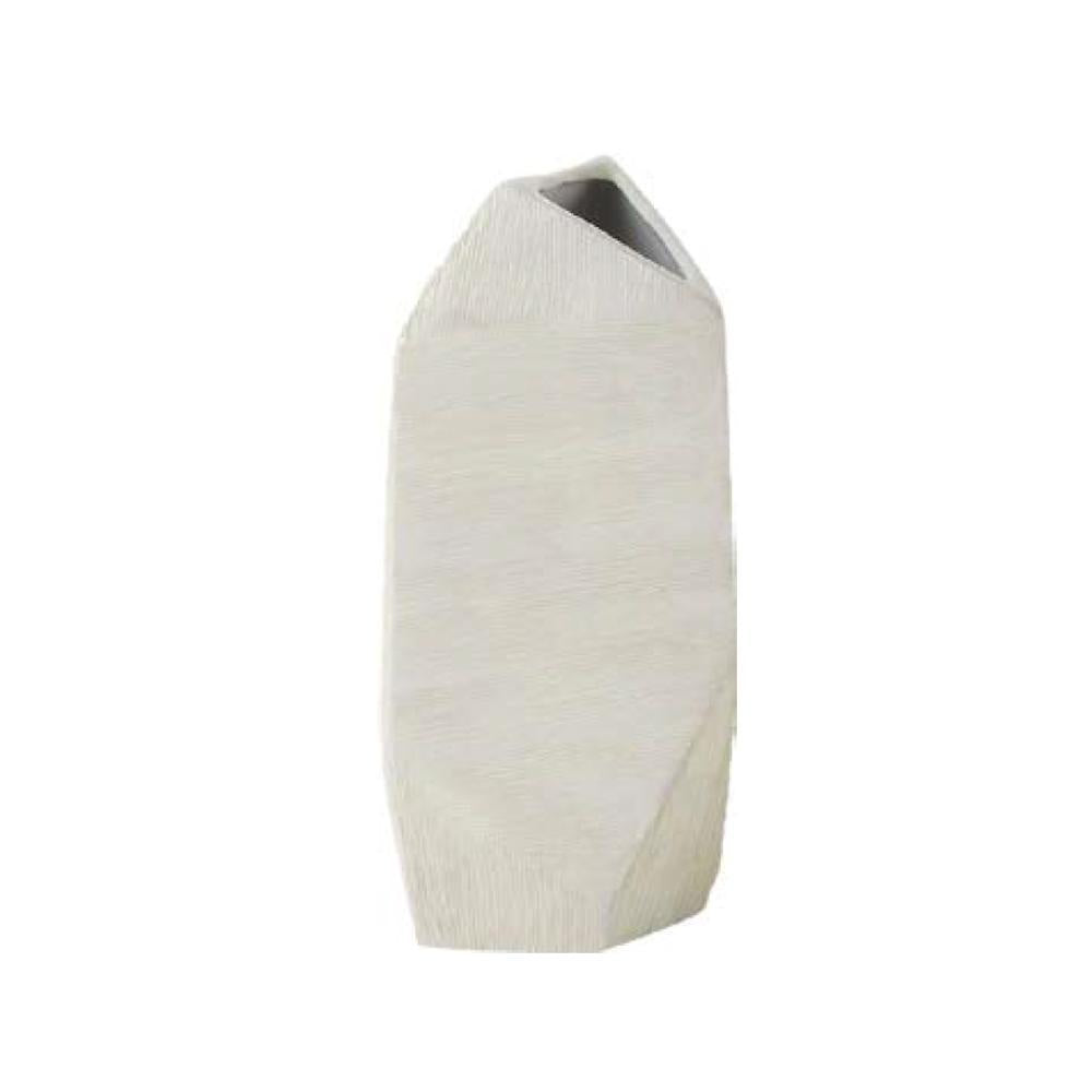 White Ceramic Hand Scribed Vase HPLX0195W2