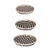 Set of 3 Round Geometric Black & White Wash Trays 43799