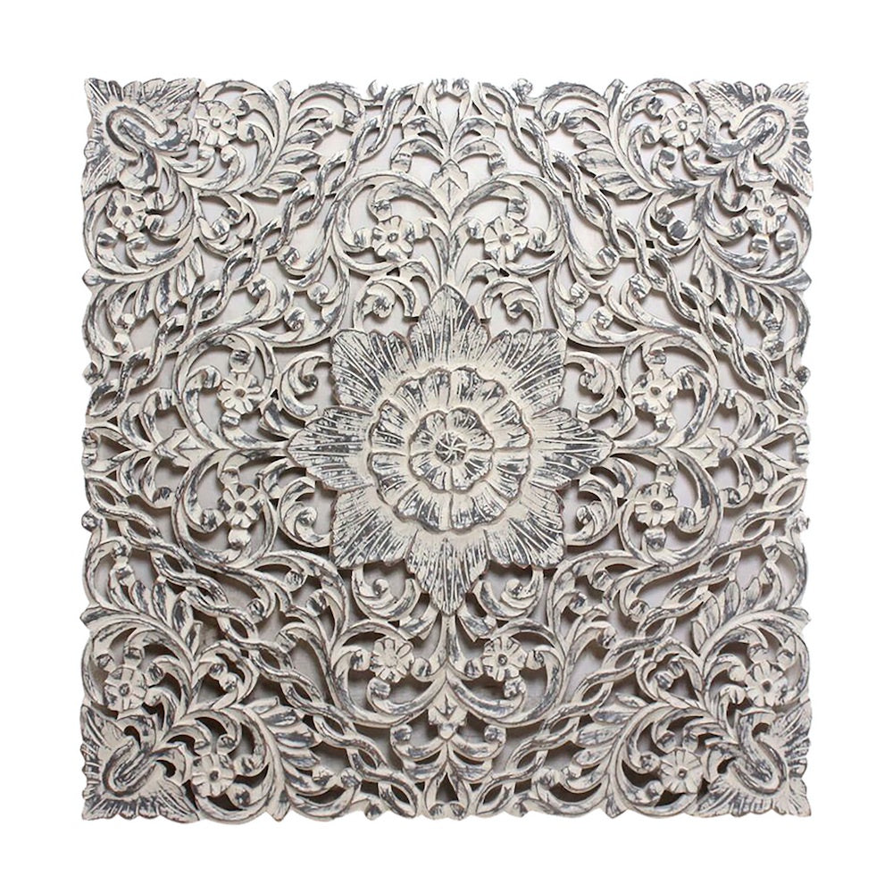 Handcrafted Carved Wall Décor 43814 DNB