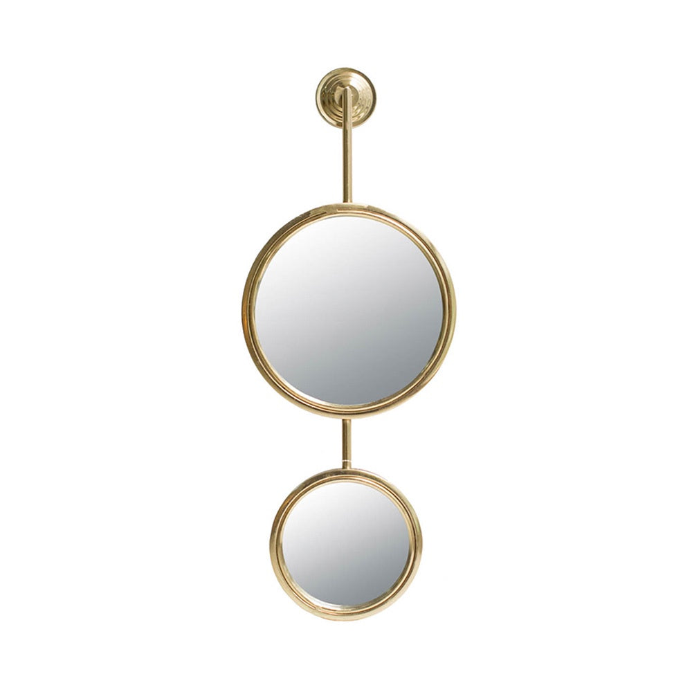 Gold-Framed Mirror - Double 44573