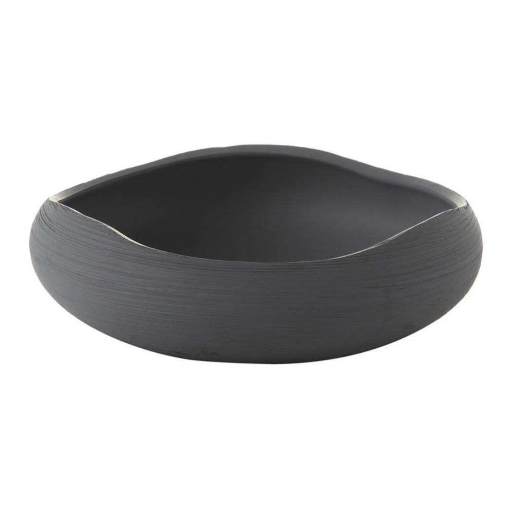 Grey Ceramic Hand Scribed Bowl RYLX0202C3