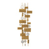 Gold Iron & Mirrored Wall Décor 48161
