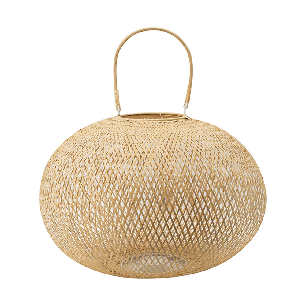 Bamboo & Iron Lantern - Large 48708