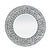 Black & White Round Capiz Shell Mirror 48757-S