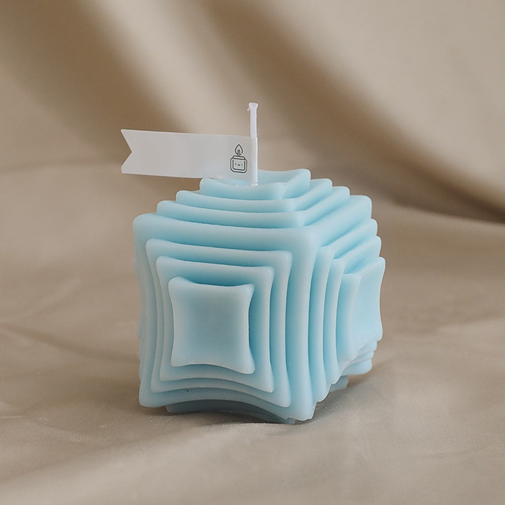 Cube Candle - Blue FB-065-BL