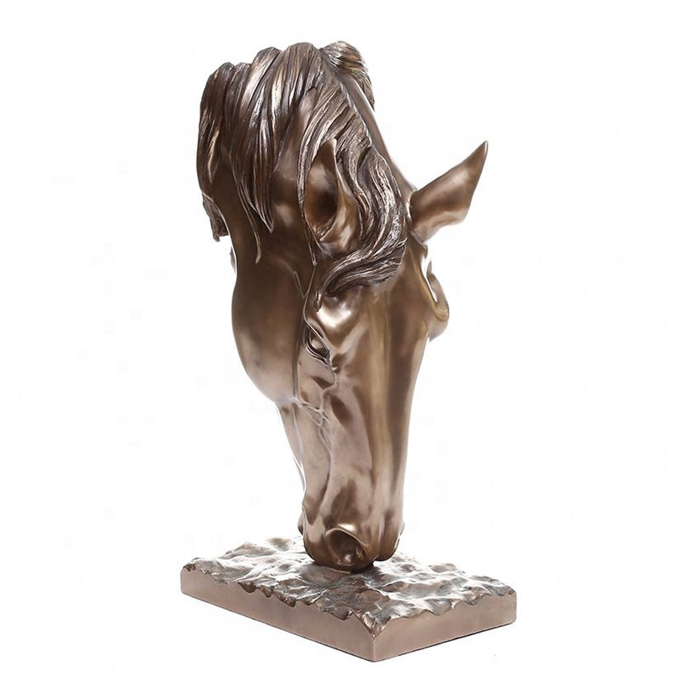 Bronze Resin Horse Bust w6000-542