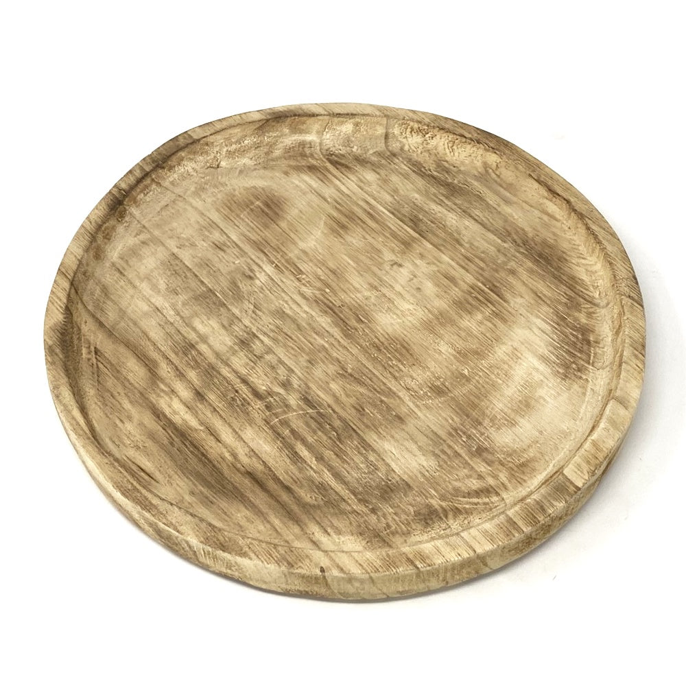 Round Wooden Tray - Large CFTB19054L