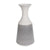 White Ceramic Vase with Decal HPHZ0159W