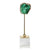 Green Agate Décor on Crystal Base - Tall FL-TZ1037A