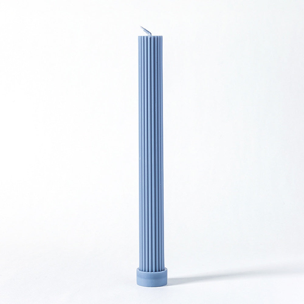 Greek Column Candle - Blue FB-051-BL
