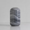 Grey Glass Vase with Swirl Detail O9650-1