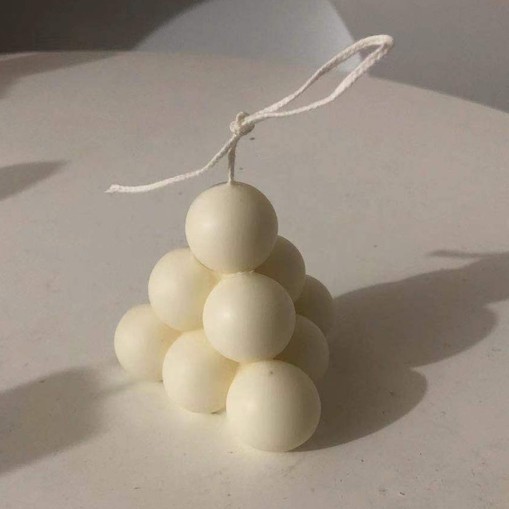 Ivory Pyramid Candle FB-043