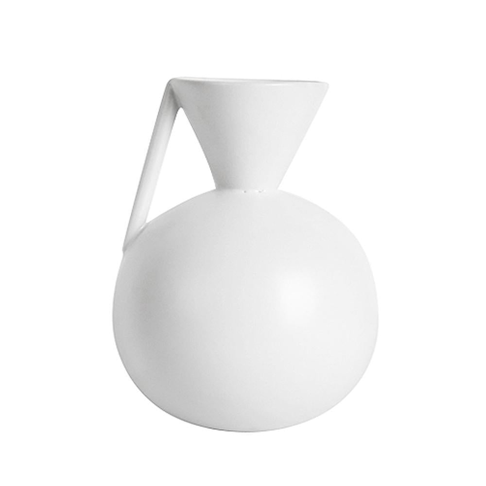 White Ceramic Pitcher - Small FA-D2053B