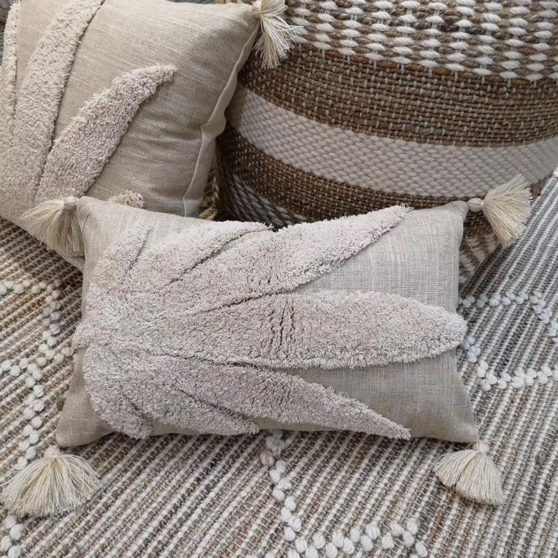 Beige Tufted Cushion MND180