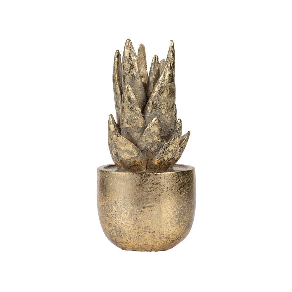 Gold Resin Succulent 77119