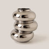 Silver Ceramic Vase - Small LT674-M