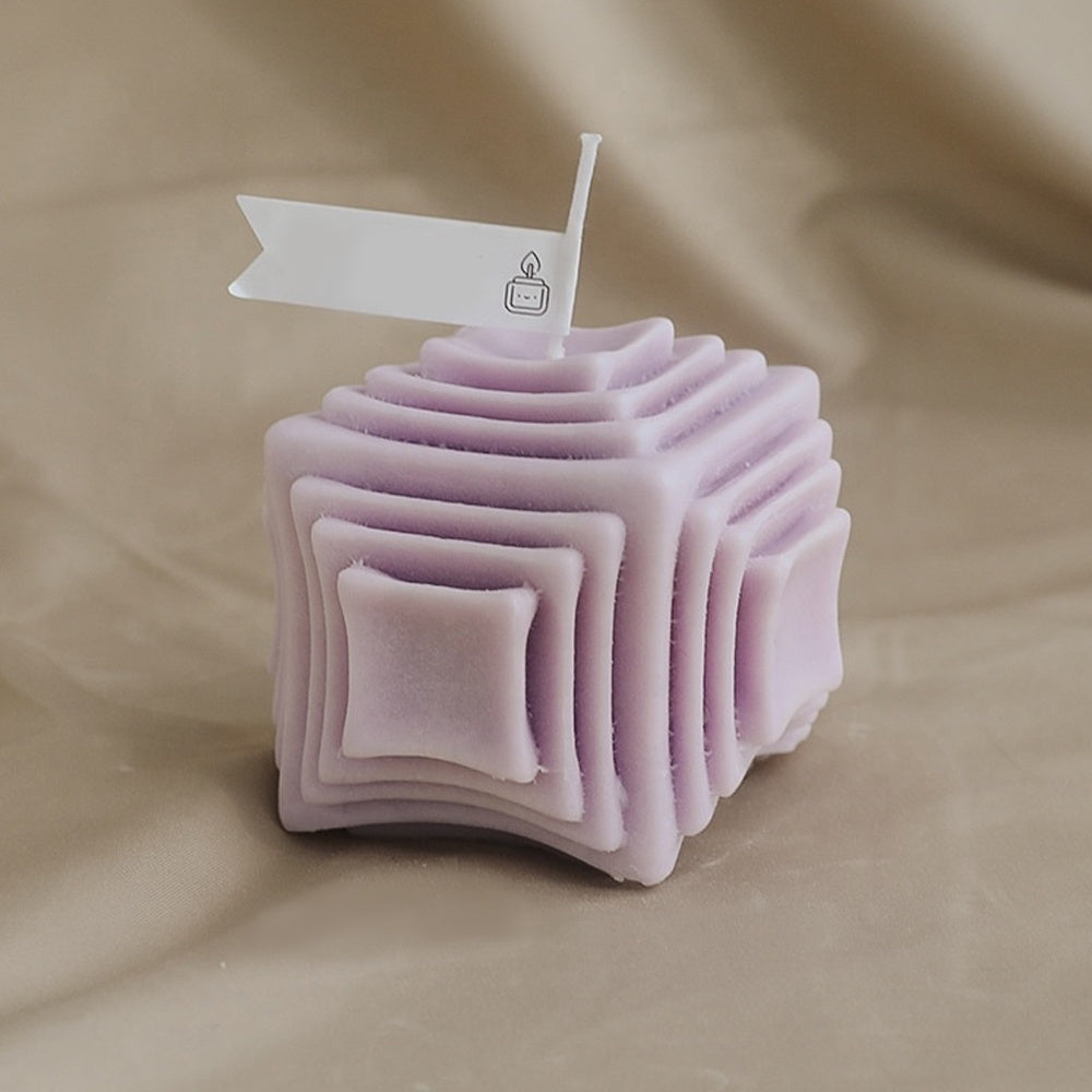 Cube Candle - Purple FB-065-PR