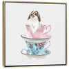 Bunny in a Teacup جدار الفن