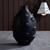 Black Ceramic VaseZD-131 مزهرية