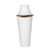 White Ceramic Vase with Gold Spikes HPDD3673WJ