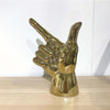Gold Ceramic Hand Sculpture ZD-115