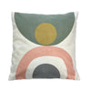 Abstract Geometric Embroidered Cushion MND205