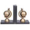 Brass Globe Bookends