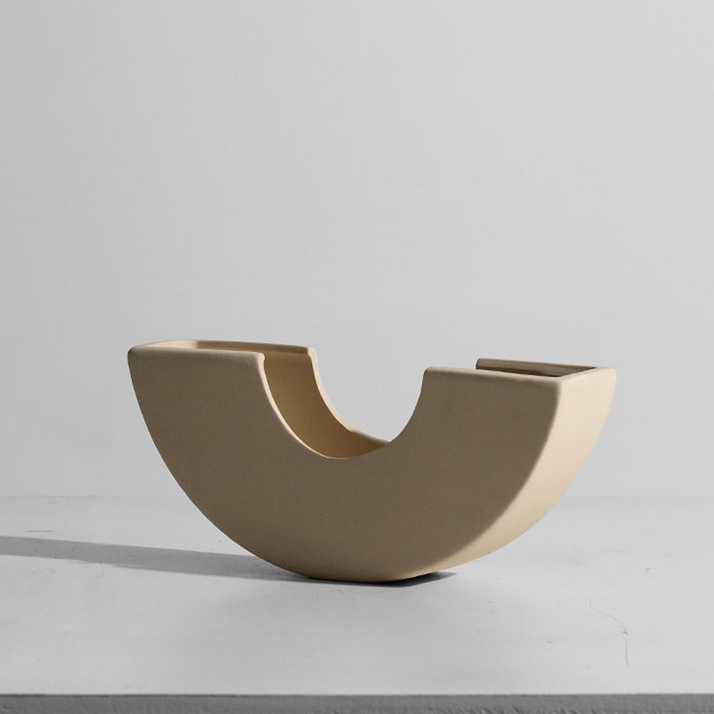 Beige Ceramic Vase YXHP-C