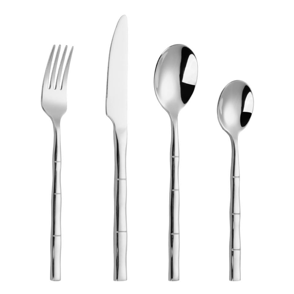 Kobe 4-Piece Flatware Set - Silver TD-1133-S