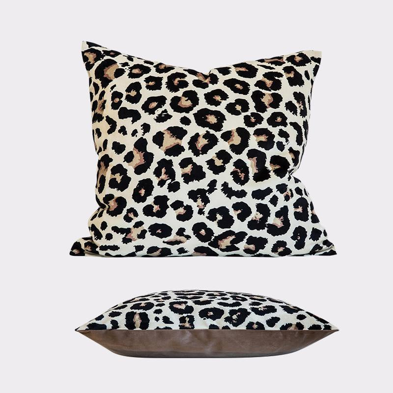 Leopard Print Velvet Cushion MND138