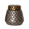Brown and Bronze Trapezoid Jar - Small FA-D2004B