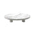 White Ceramic Decorative Tray with Marble Effect & Legs WS-409-W