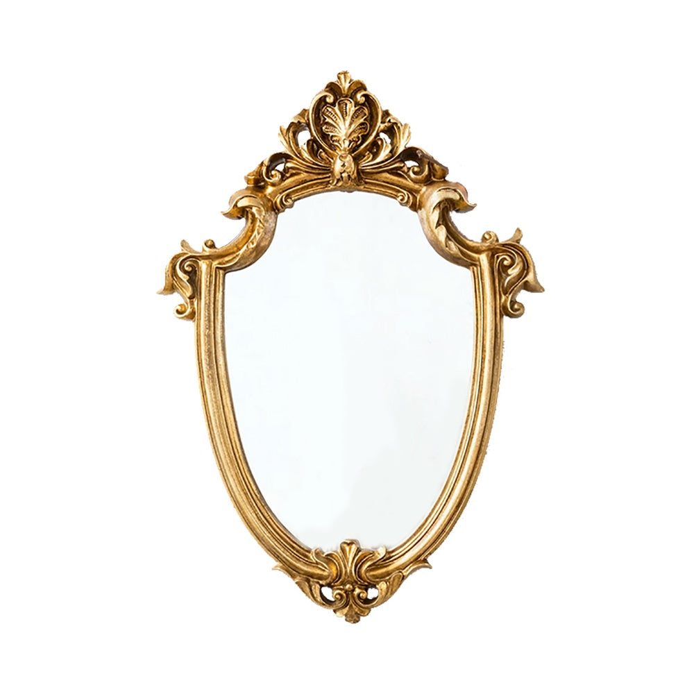 Gold Antiqued Small Mirror 190057CG