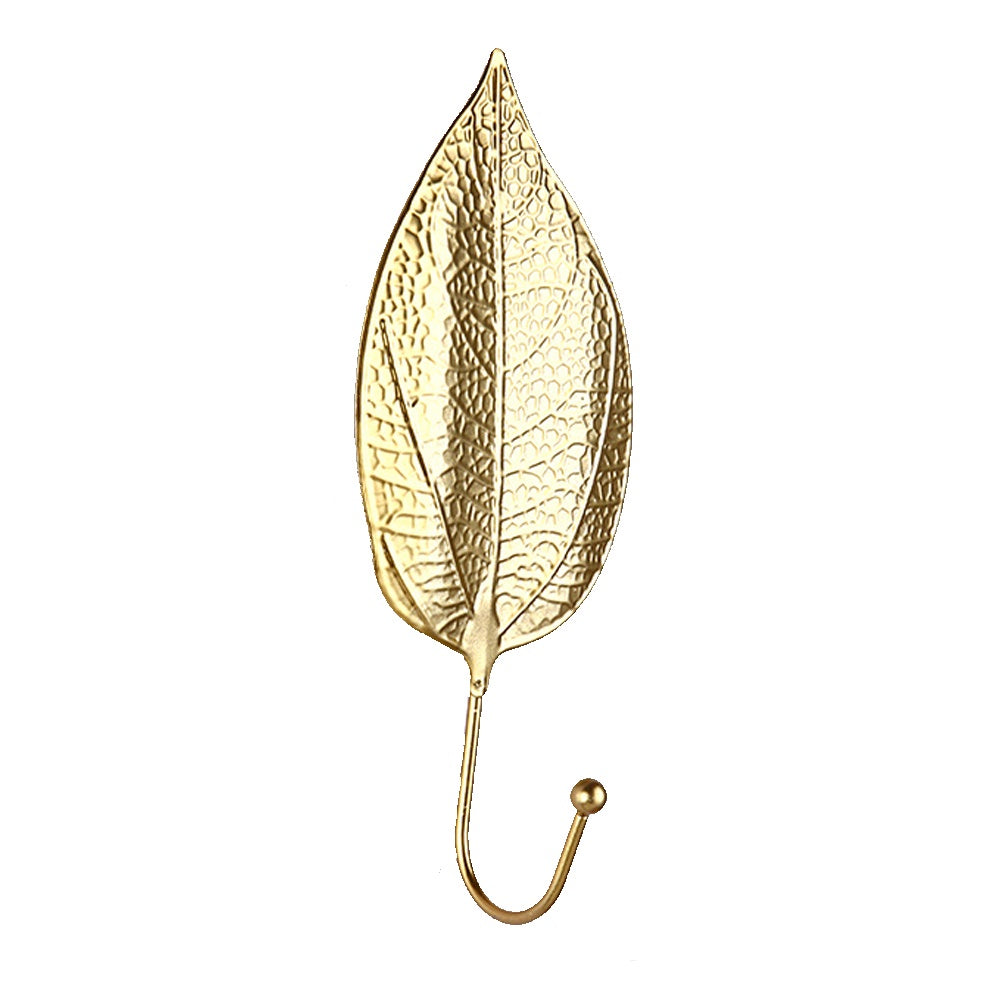 Gold Metal Leaf Wall Hook - F SHDG1191020