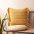Ochre & White Woven Cushion BQ000689-Y-SQ