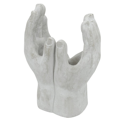 Hand Sculptural Concrete Planter - Medium 60178