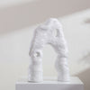 White Ceramic Abstract Sculpture 608397