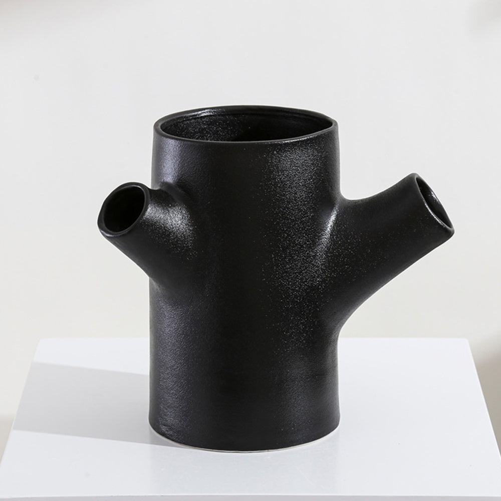 Black Ceramic Vase 608417