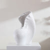 White Textured Ceramic Vase 608446