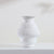 White Ceramic Textured Vase 608465