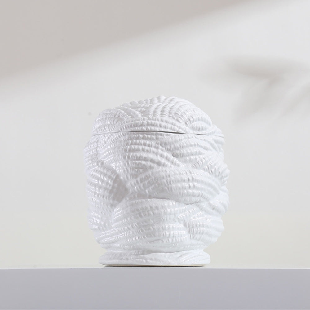 White Ceramic Jar 608473