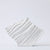 White Ceramic Vase with Irregular Stripe Detail 609227