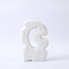 White Ceramic Abstract Sculpture 609385